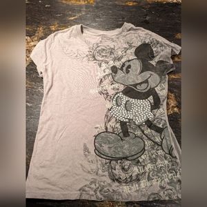 Disney Mickey Mouse Studded Tee Shirt